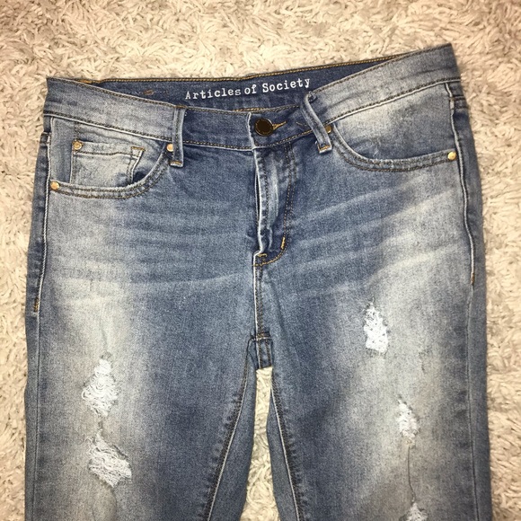 Articles of Society Sarah Distressed Skinny Jeans - Picture 4 of 8